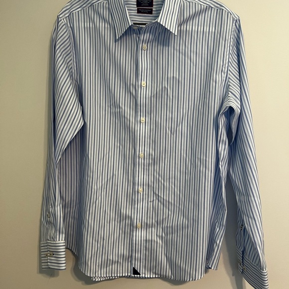 UNTUCKit Other - UNTUCKit Blue and White Striped Dress Shirt size XL